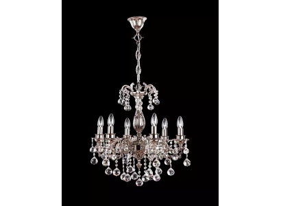 Lamp Chandelier Light Classic Luxury Living Room Chrome Crystal