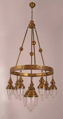 Ceiling lamp pendant light fixture living room shiny glass lamps