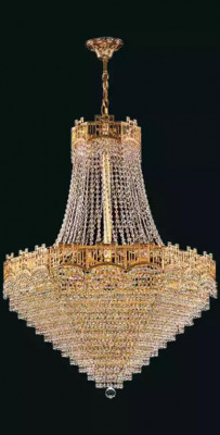 Luxury Ceiling Chandelier Crystal Ceiling Lamp Gold Crystal 77x145