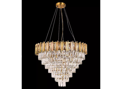 Luster Chandelier Ceiling Light Luxury Gold Ceiling Lamp Crystal