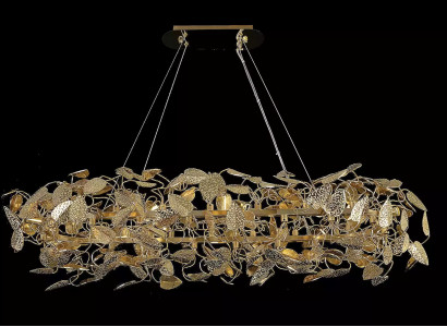 Ceiling lamp gold living room hanging lamp ceiling lamp material bronze