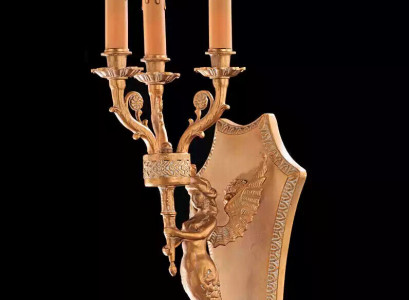 Golden wall lamp design light lamp living room luxury bedroom new