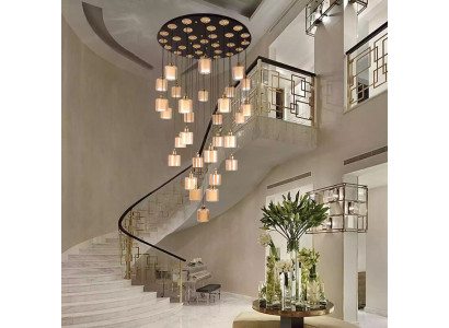 Luxury chandelier living room ceiling lamp gold chandelier