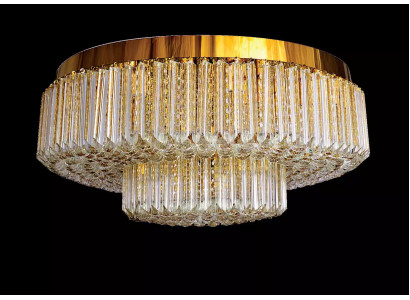 Chandelier Ceiling Light Luxury Round Pendant Lamp Gold Lights