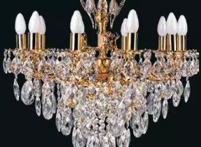 Chandelier Luxury Ceiling Lamp Ceiling Chandelier Crystal Gold Art