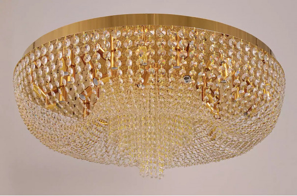 Chandelier Ceiling Light Luxury Gold Ceiling Lamp Crystal Art