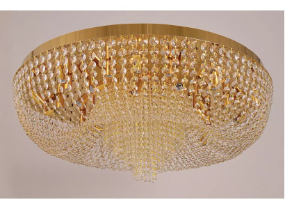 Chandelier Ceiling Light Luxury Gold Ceiling Lamp Crystal Art