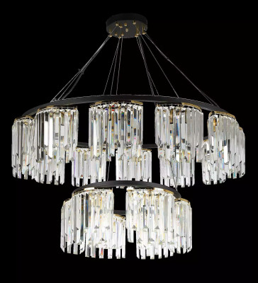 Lighting Chandelier Ceiling Light Modern Round Lamp Crystal Design