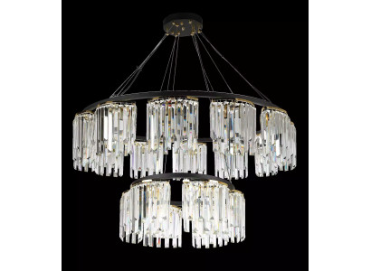 Lighting Chandelier Ceiling Light Modern Round Lamp Crystal Design