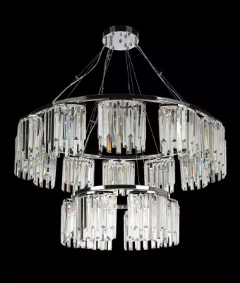Chandelier Ceiling Light Modern Round Lamp Crystal Design Lighting
