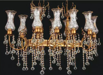 Chandelier Ceiling Light Luxury Ceiling Lamp Gilded Crystal Light