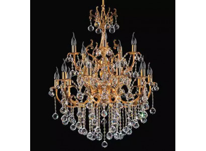 Ceiling chandelier luxury chandelier ceiling lamp gold crystal 75x125
