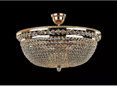 Round crystal light ceiling lamp luxury chandelier ceiling light gold chandelier