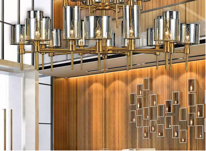 Design lamps 95x120 chandelier beautiful living room light luxury lustre glass