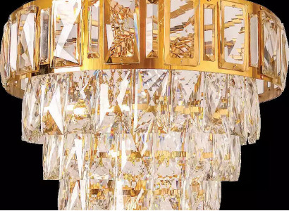 Ceiling chandelier luxury gold ceiling lamp crystal light
