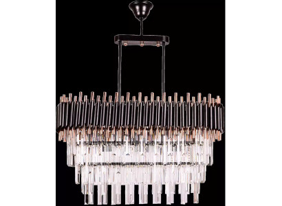 Chandelier Ceiling Light Luxury Gray Ceiling Lamp Crystal Chandelier