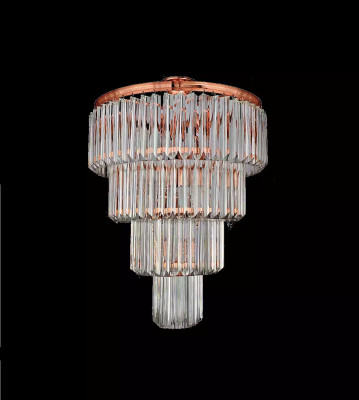 Ceiling lamp chandelier luxury gold crystal chandelier art