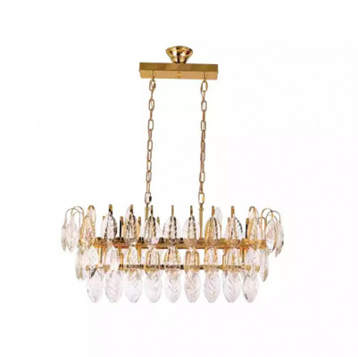 Luster Chandelier Ceiling Light Luxury Gold Ceiling Lamp Crystal Light