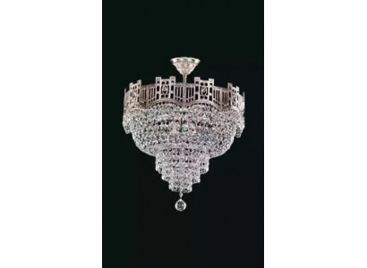 Ceiling chandelier luxury hanging lamp chandelier silver crystal lamp