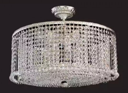 Luxury Crystal Chandelier Ceiling Lamp Silver 60cm