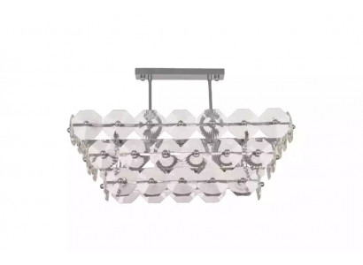 Chandelier Ceiling Lamp Lighting Living Room Silver Lamps