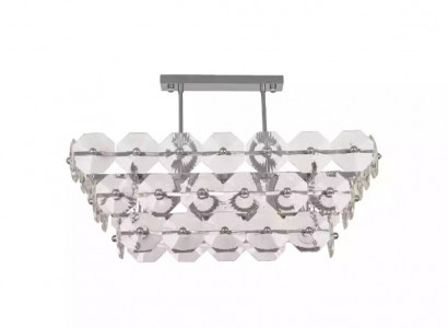 Chandelier Ceiling Lamp Lighting Living Room Silver Lamps