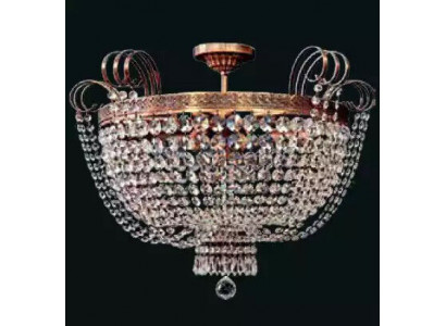 Luxury Ceiling Chandelier Lustre Chandelier Ceiling Lamp Gold Crystal Round Lamp