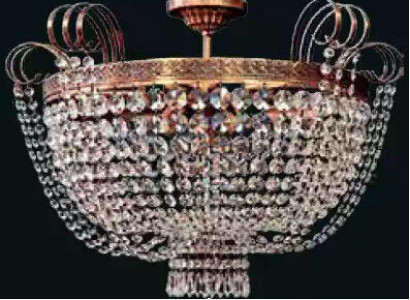 Luxury Ceiling Chandelier Lustre Chandelier Ceiling Lamp Gold Crystal Round Lamp