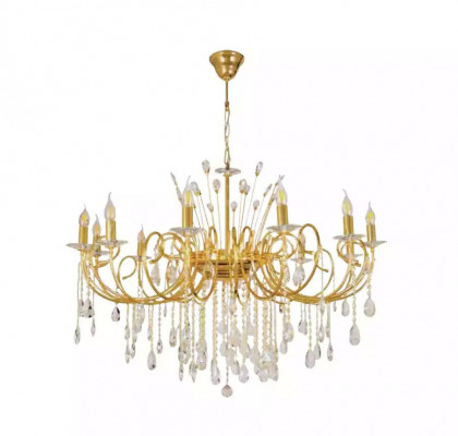 Chandelier Light Lamp Living Room Gold Glass Luxury Ceiling Light Lamps