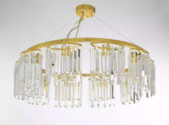 Round crystal lamp ceiling light chandelier
