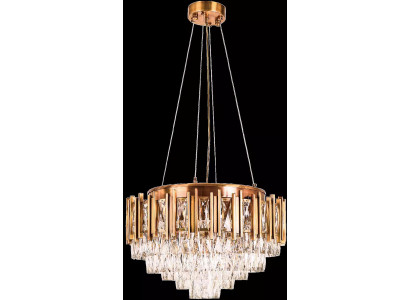 Ceiling chandelier, luxury ceiling lamp, crystal round pendant lamp.