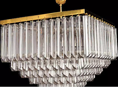 Ceiling chandelier luxury gold chandelier ceiling lamp crystal light.