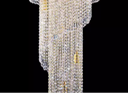 Chandelier Ceiling Light Luxury Gold Ceiling Lamp Crystal Style