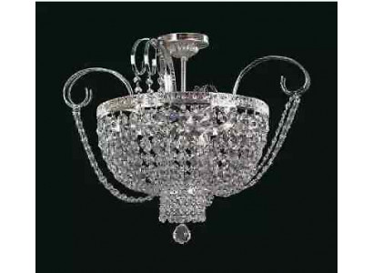 Chandelier Ceiling Light Luxury Chandelier Ceiling Lamp Silver Crystal