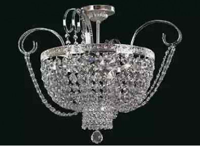 Chandelier Ceiling Light Luxury Chandelier Ceiling Lamp Silver Crystal