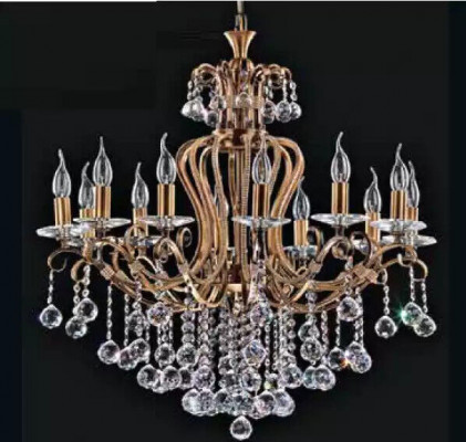 Luxury ceiling chandelier crystal gold ceiling lamp 88x100