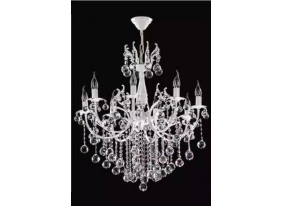 Luxury Ceiling Chandelier White Chandelier Ceiling Lamp Crystal Lamp