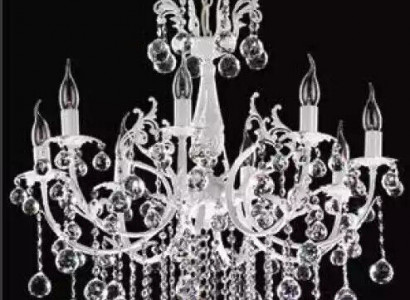 Luxury Ceiling Chandelier White Chandelier Ceiling Lamp Crystal Lamp