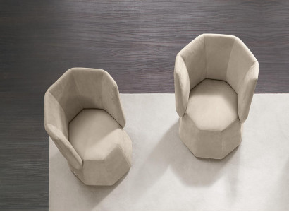 Design armchair luxury single-seater modern reclining textile 1 seat furniture single-seater Prianera.
