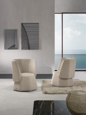 Design armchair luxury single-seater modern reclining textile 1 seat furniture single-seater Prianera.