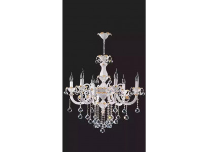 Luxury Chandelier Ceiling Lamp White Crystal