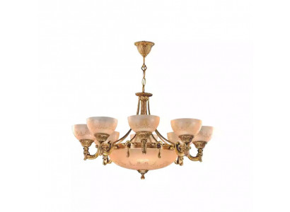 Chandelier Ceiling Lamp Ceiling Fixture Lamp Chandelier Glass Gold Beige