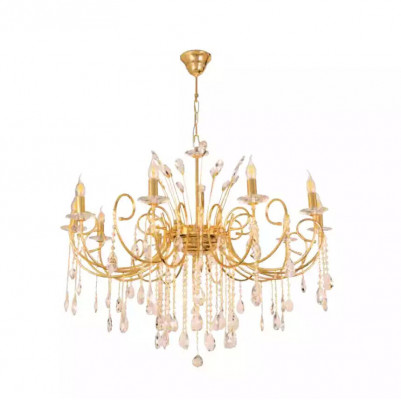 Chandeliers Beautiful Crystal Ceiling Light Gold Lights Lamps