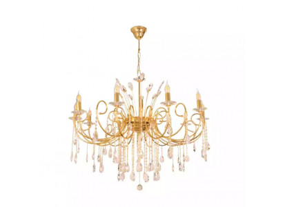 Chandeliers Beautiful Crystal Ceiling Light Gold Lights Lamps