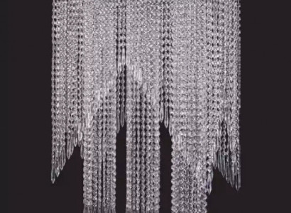 Chandelier pendant light glossy chrome new living room chandelier