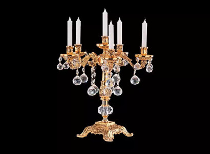 Candlestick Candleholder Elegant Gold