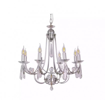 Noble ceiling lamp, crown lamp, splendid chandelier, white ceiling chandelier