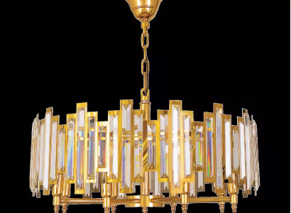 Chandelier Crystal Ceiling Lamp New Gold Lamp Living Room Luxury