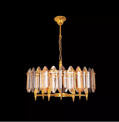 Chandelier Gold Ceiling Lamp Light Golden Hanging Lamp 60x75cm