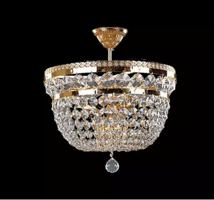 Chandelier Luxury Ceiling Light Ceiling Chandelier Gold Crystal Art